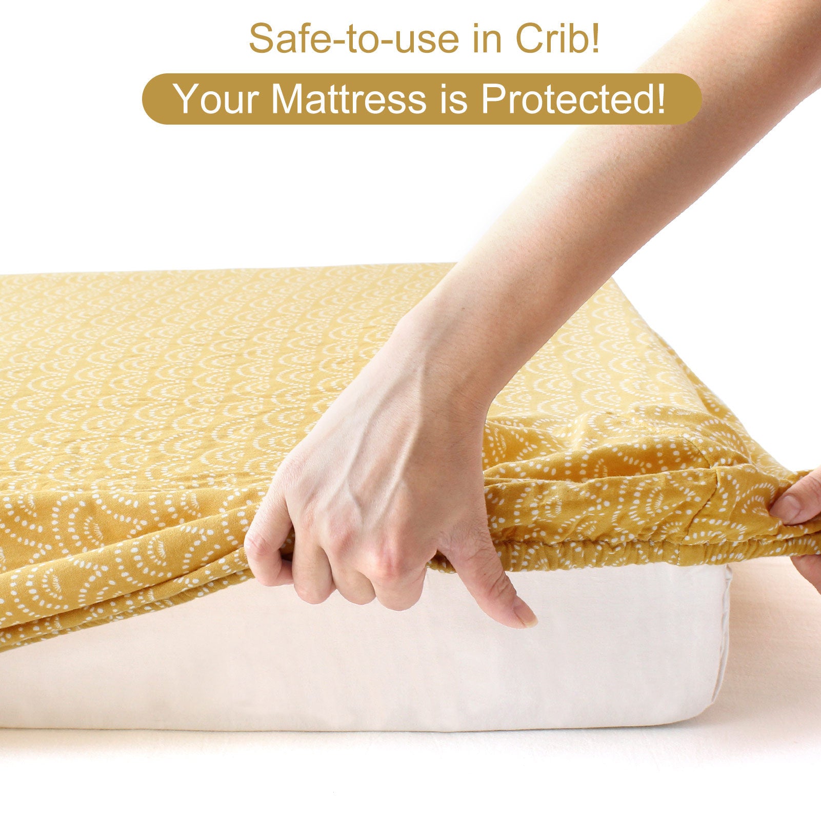 Cute Baby Crib Fitted Sheet Set