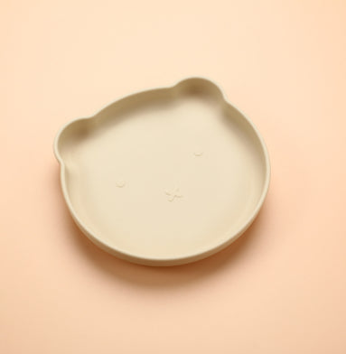 Silicone Baby Dinner Plate Three-piece Set