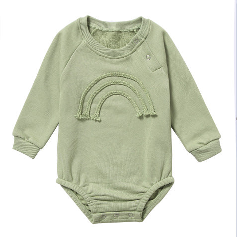 Spring And Autumn Romper Baby Long Sleeve