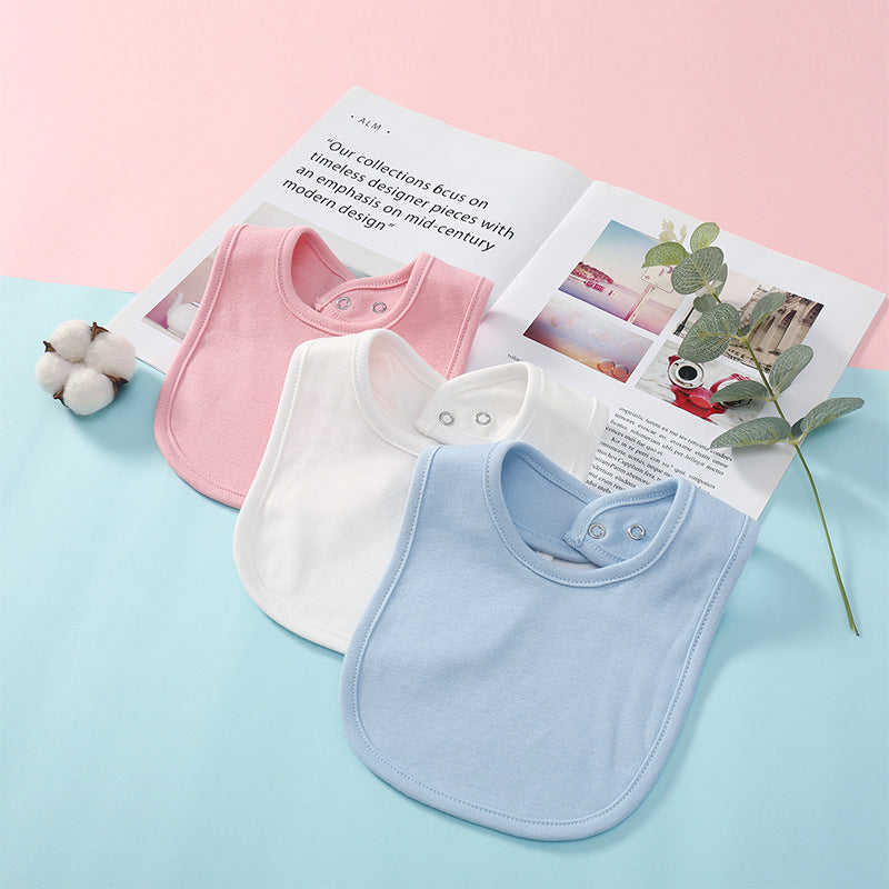 Cotton Solid Color Bib