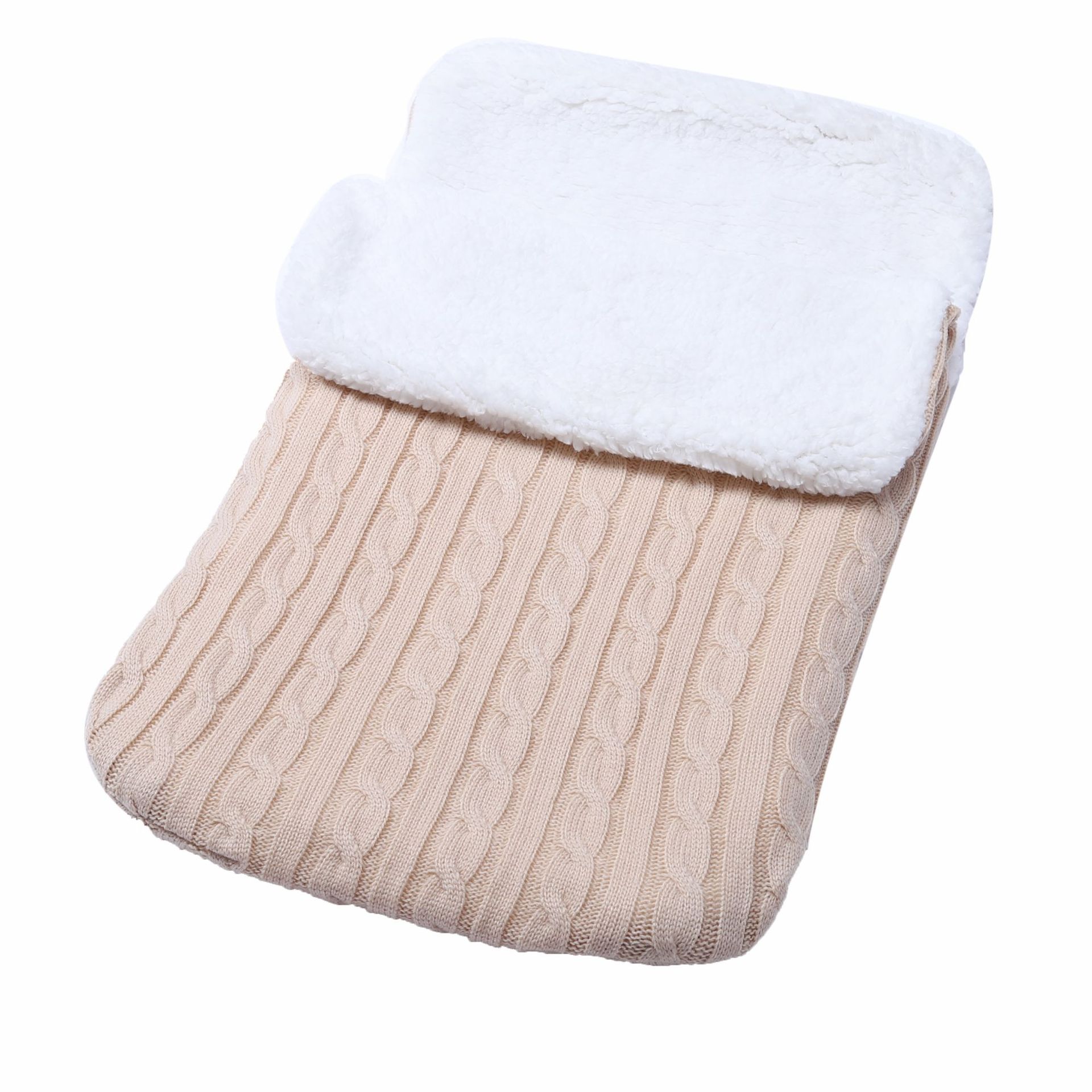 Baby Fleece-lined Sleeping Wool Bag