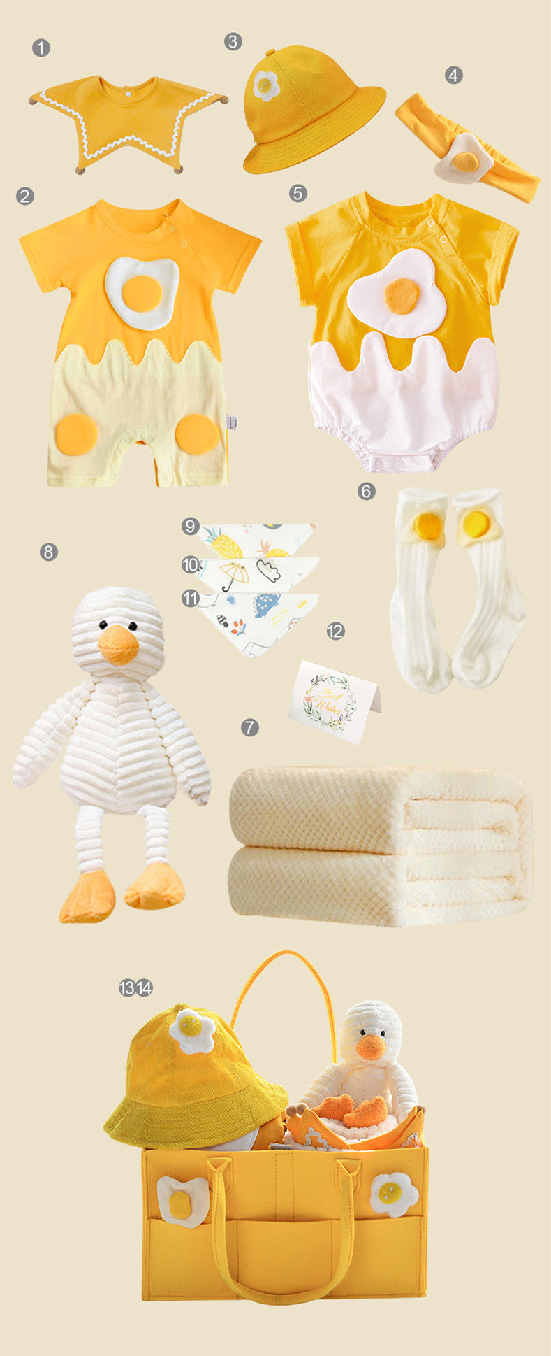 Newborn Gift Box Summer Theme