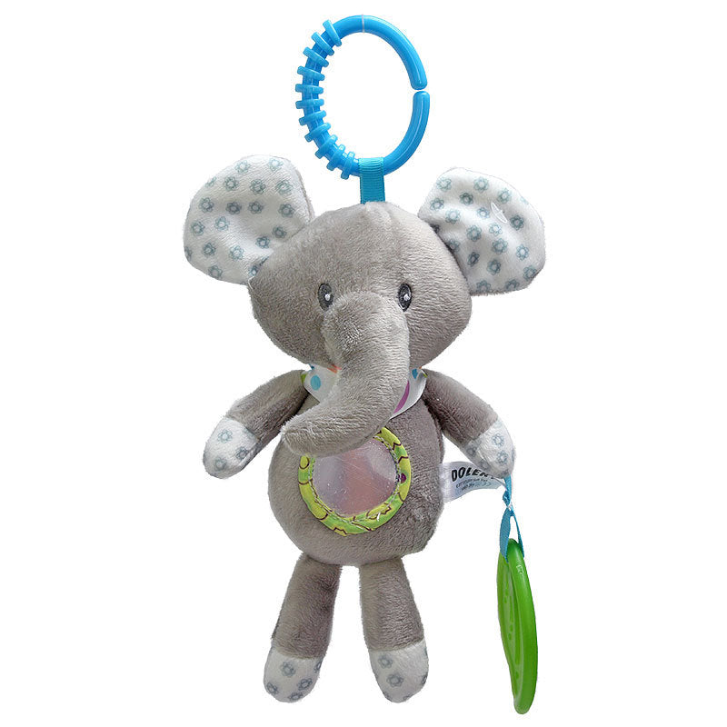 Baby Bedside Plush Fabric Rattle Toy
