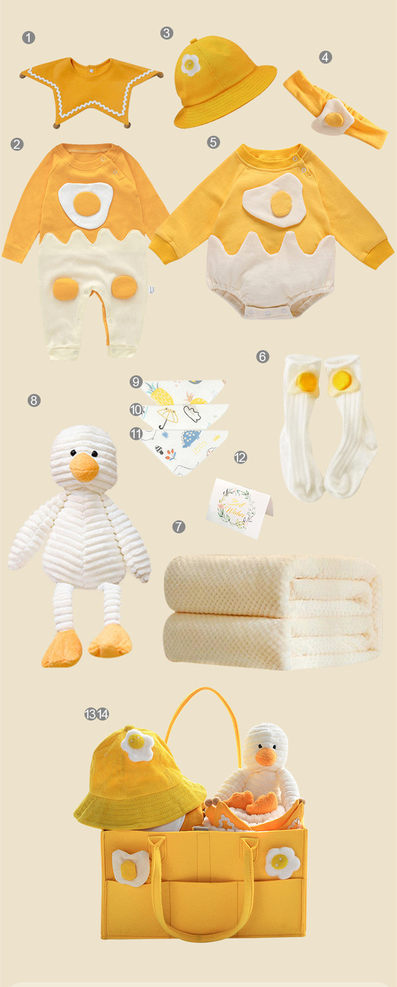 Newborn Gift Box Summer Theme
