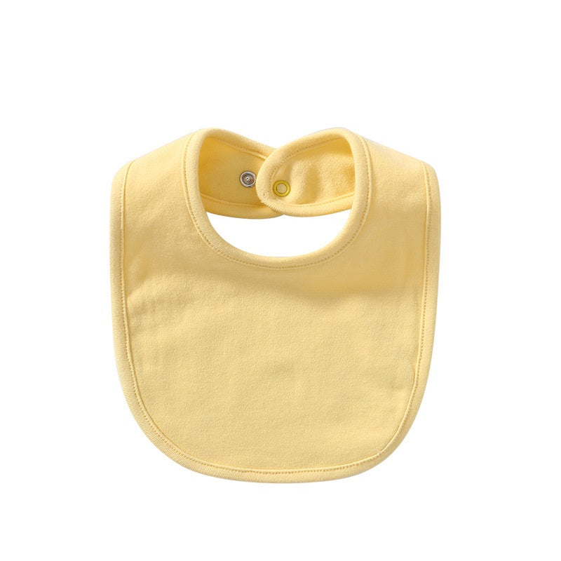 Cotton Solid Color Bib