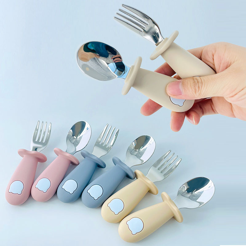 Silicone Baby Spoon Children's Tableware