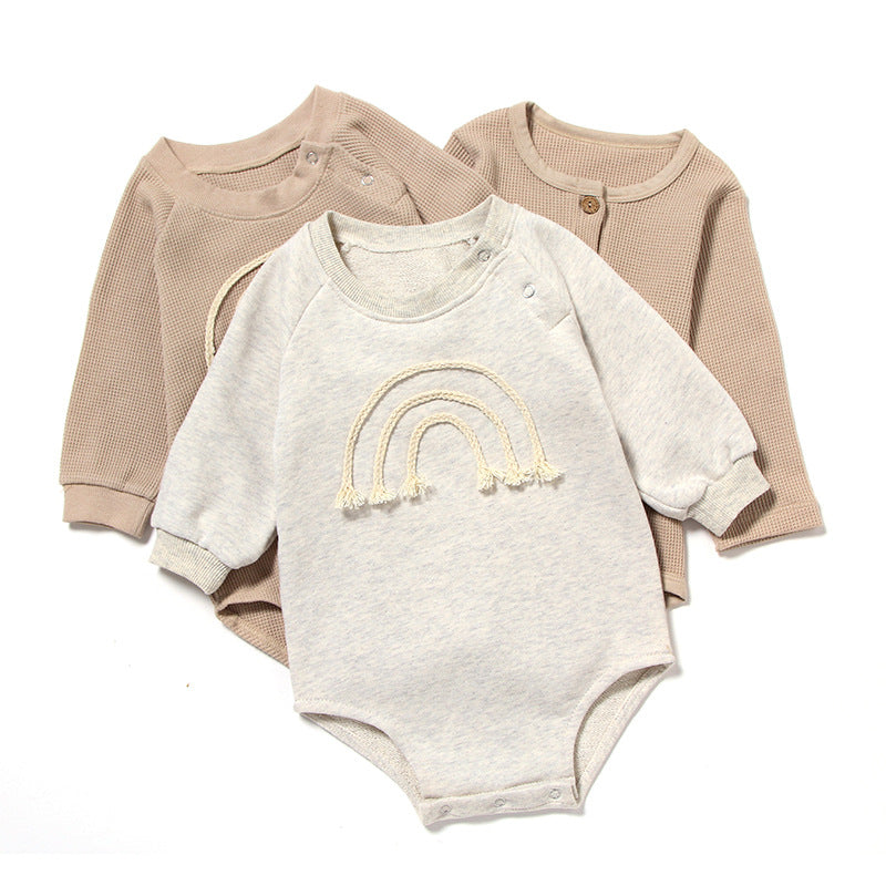 Spring And Autumn Romper Baby Long Sleeve