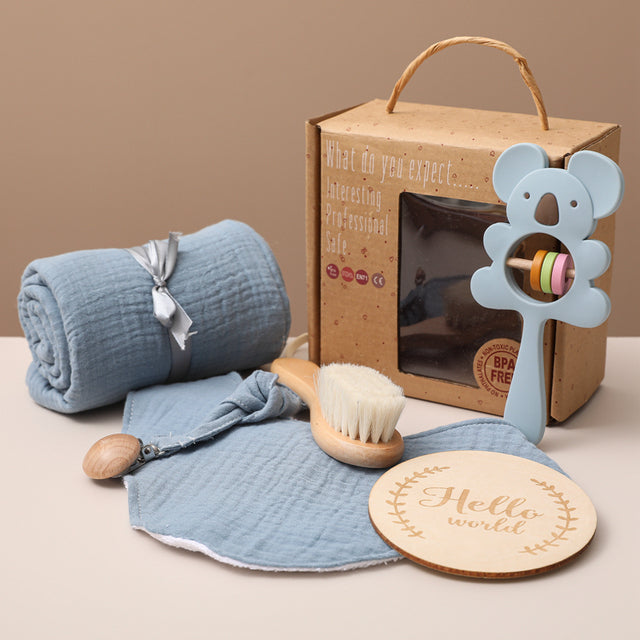 Bath Toys Set Kid Swaddle Wrap Baby Milestones